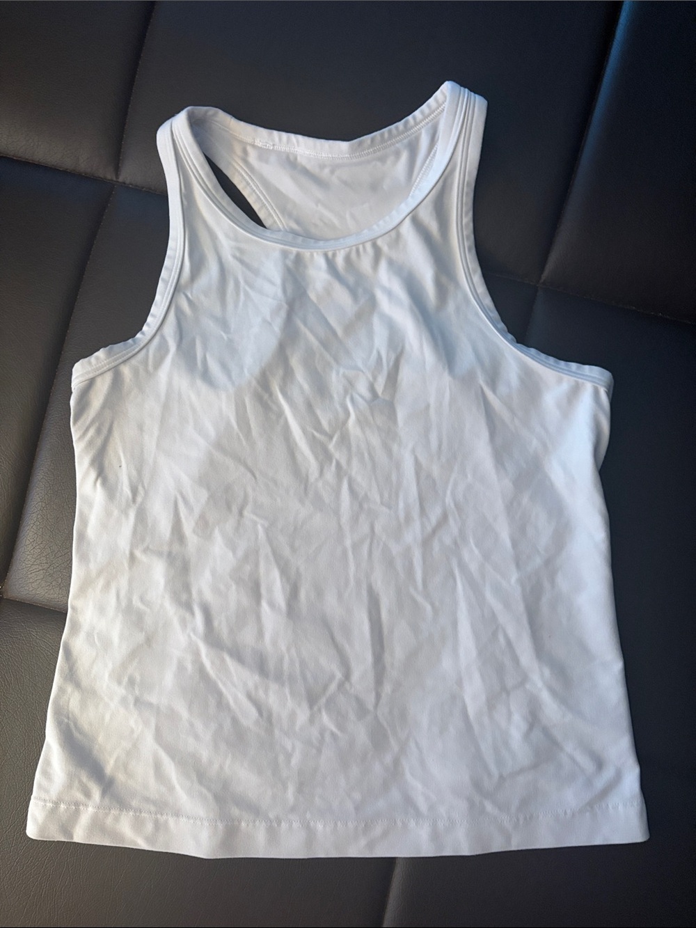 lululemon athletica White Racerback Tank Top
